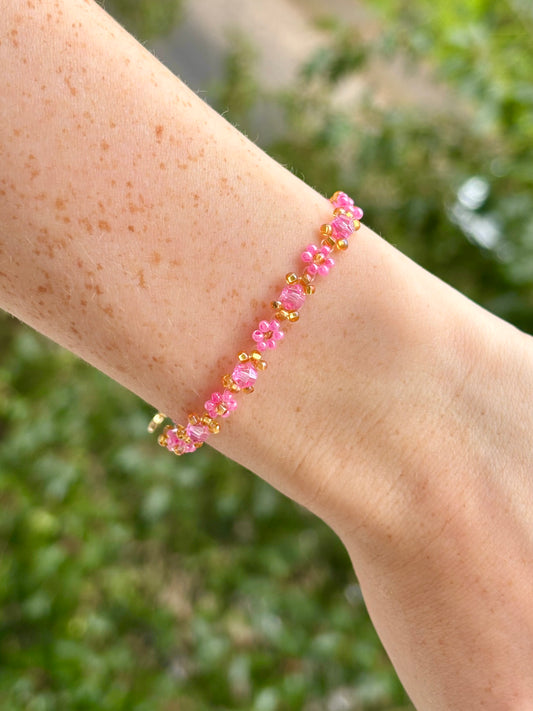Girly Pink Bracelet