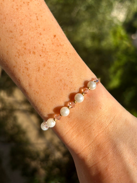 Pink Pearl Bracelet