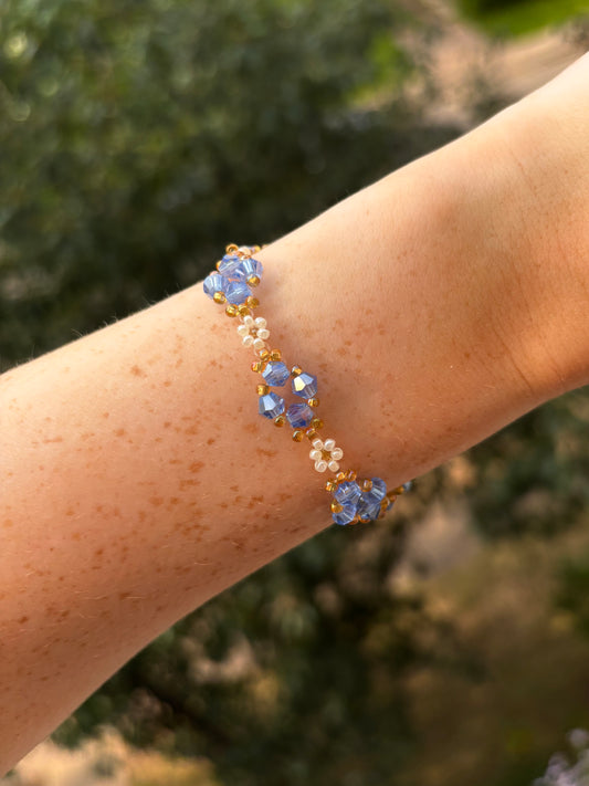 Blue Crystal Bracelet