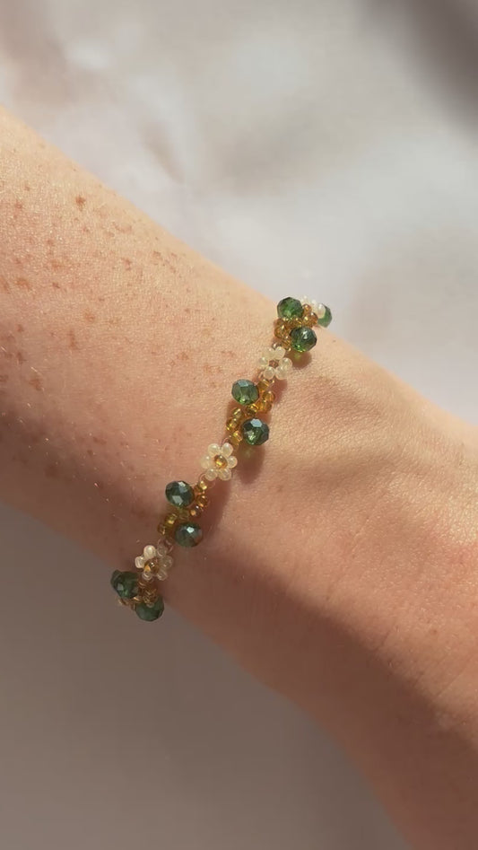 Green Crystal Bracelet