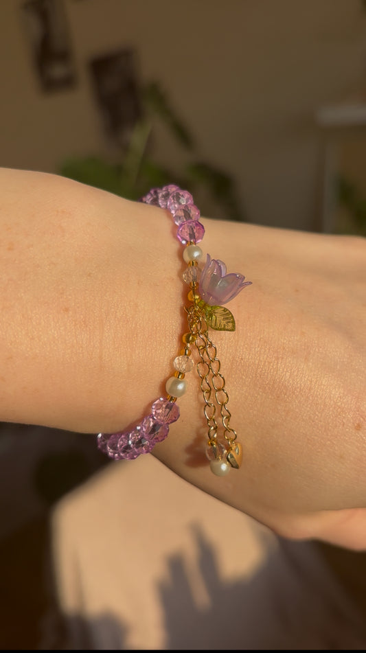 Purple Snowdrop Bracelet
