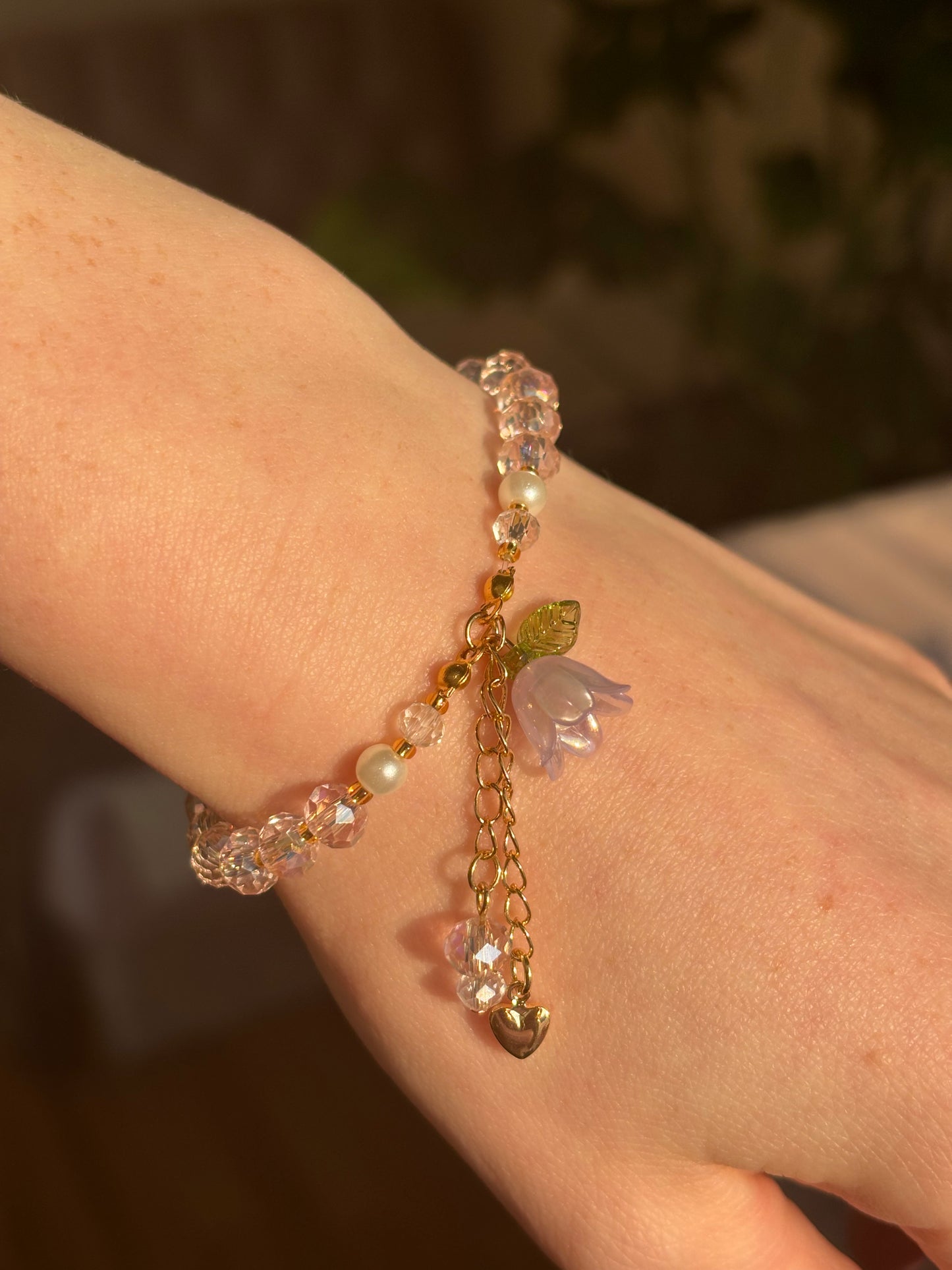 Pink Snowdrop Bracelet