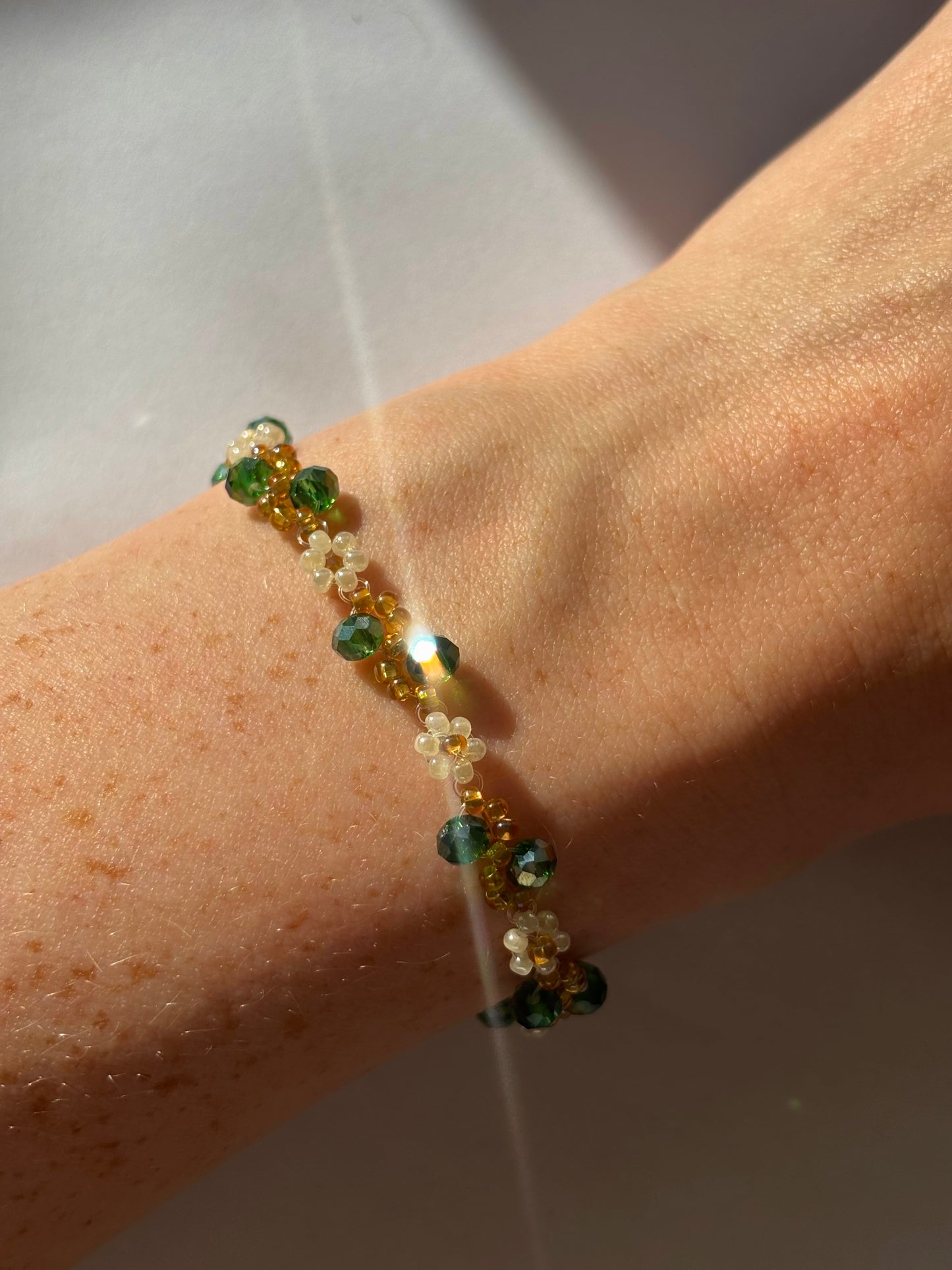 Green Crystal Bracelet