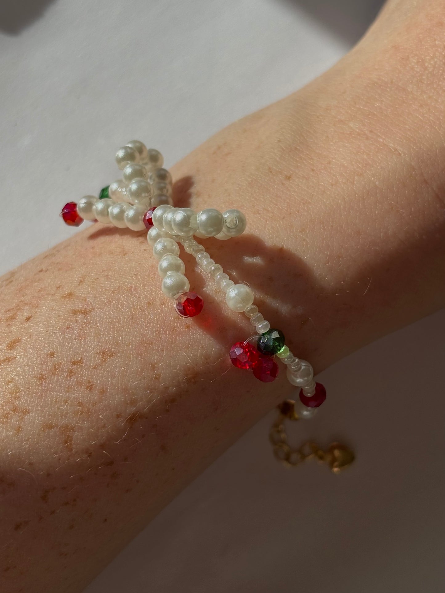 Pearly Bow Bracelet