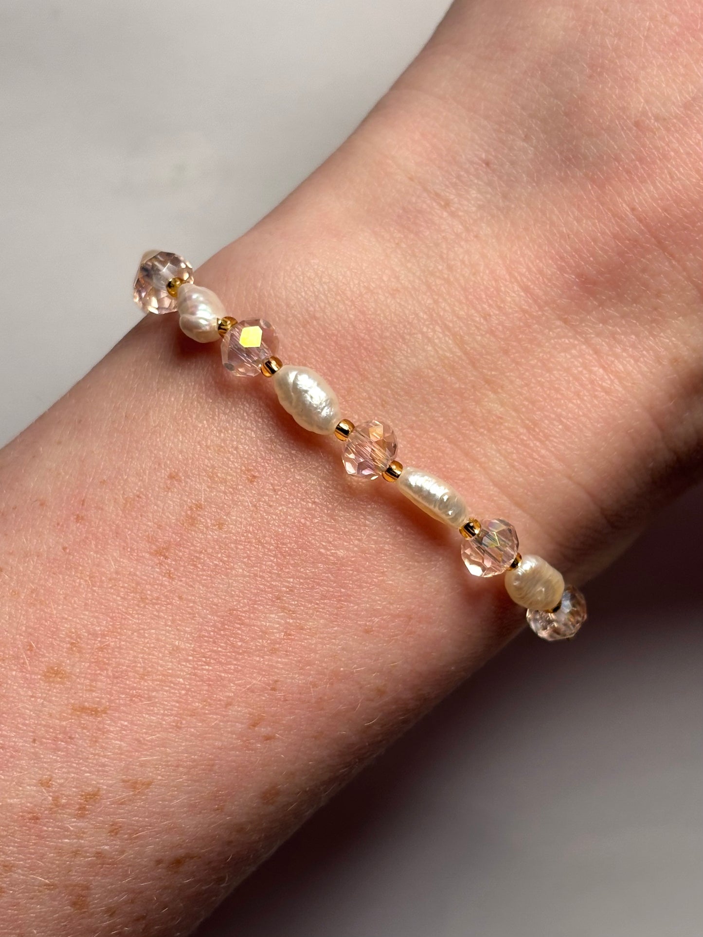 Pink Freshwater Pearl Bracelet