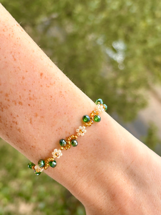 Green Crystal Bracelet